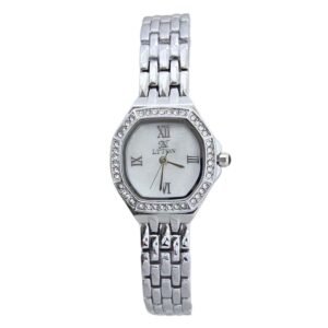 ساعه نسائيه ستيل باللون الفضي