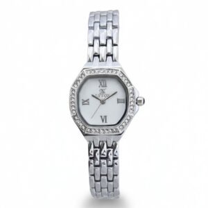 ساعه نسائيه ستيل باللون الفضي