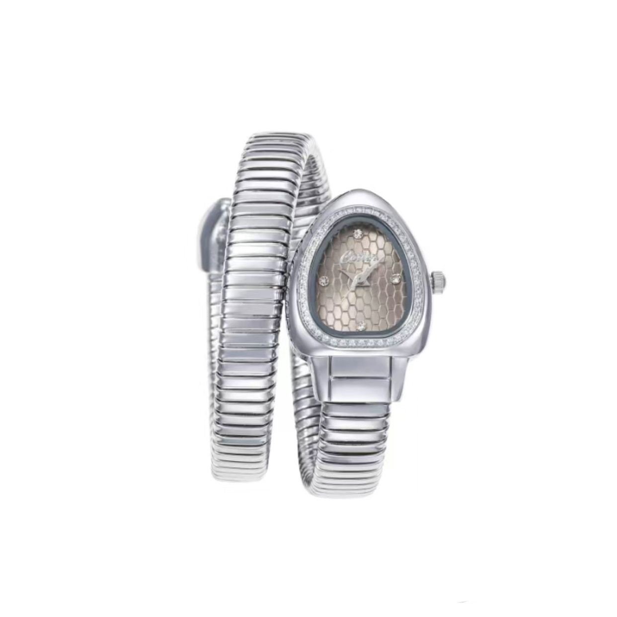 ساعه نسائيه من لمحه بتفاصيل فاخره وانحناءه فريد