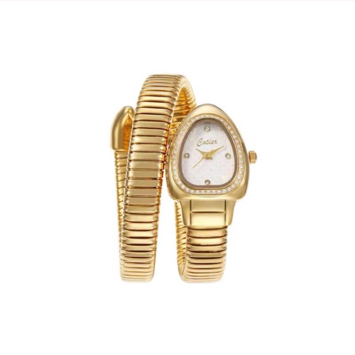 ساعه نسائيه من لمحه بتفاصيل فاخره وانحناءه فريد