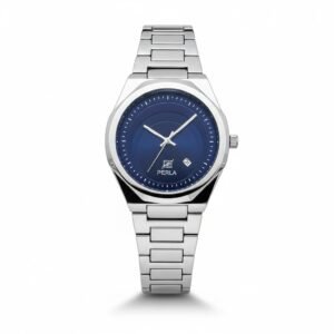 ساعه رجاليه ستيل باللون الازرق