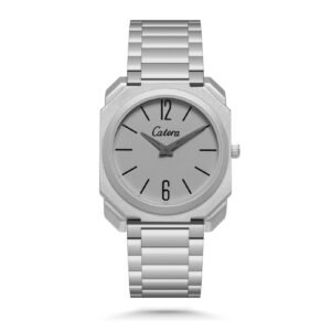 ساعه رجاليه ستيل باللون السلفر