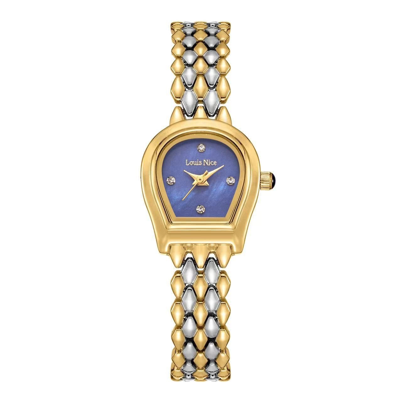 ساعه نسائيه ستيل باللون الأزرق