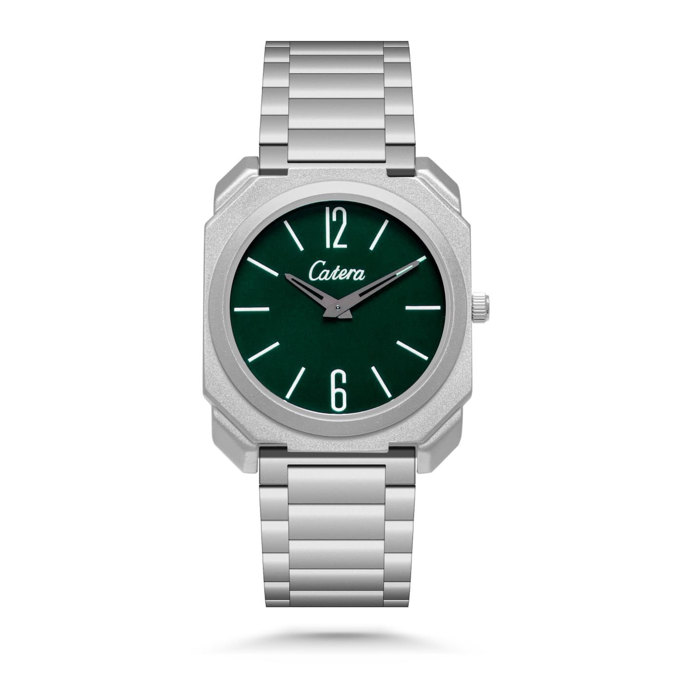 ساعه رجاليه ستيل باللون الاخضر