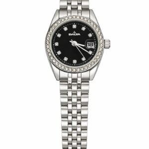 ساعه نسائيه ستيل باللون الاسود