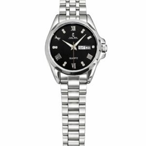 ساعه رجاليه ستيل باللون الاسود