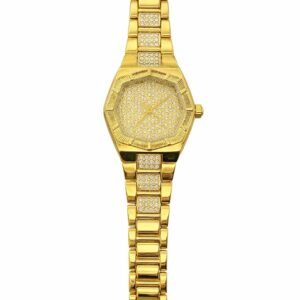 ساعه نسائيه ستيل باللون الذهبي
