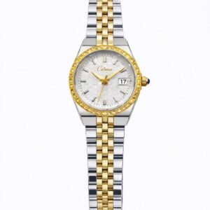 ساعه نسائيه ستيل باللون الابيض