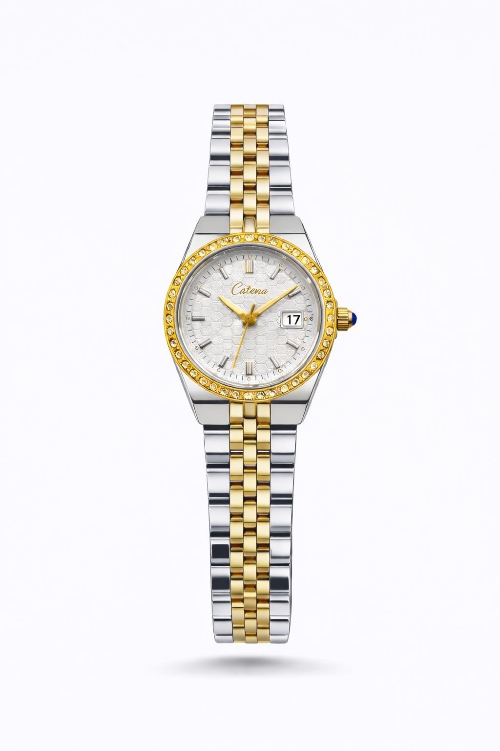 ساعه نسائيه ستيل باللون الابيض